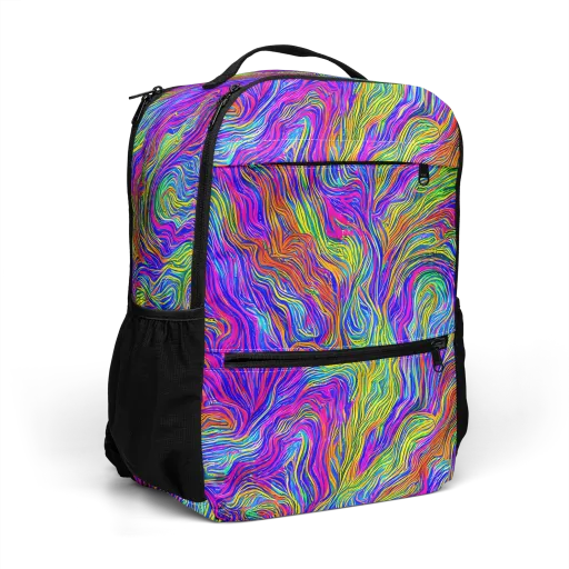 Psychedelic Filament on a Utility Backpack