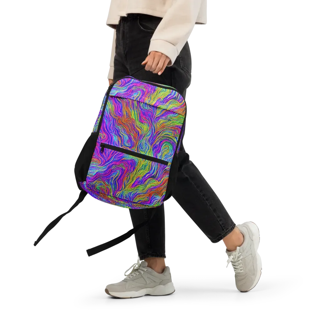 Psychedelic Filament on Utility Backpack — Front