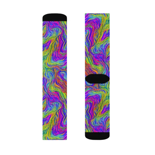 Psychedelic Filament on a Socks