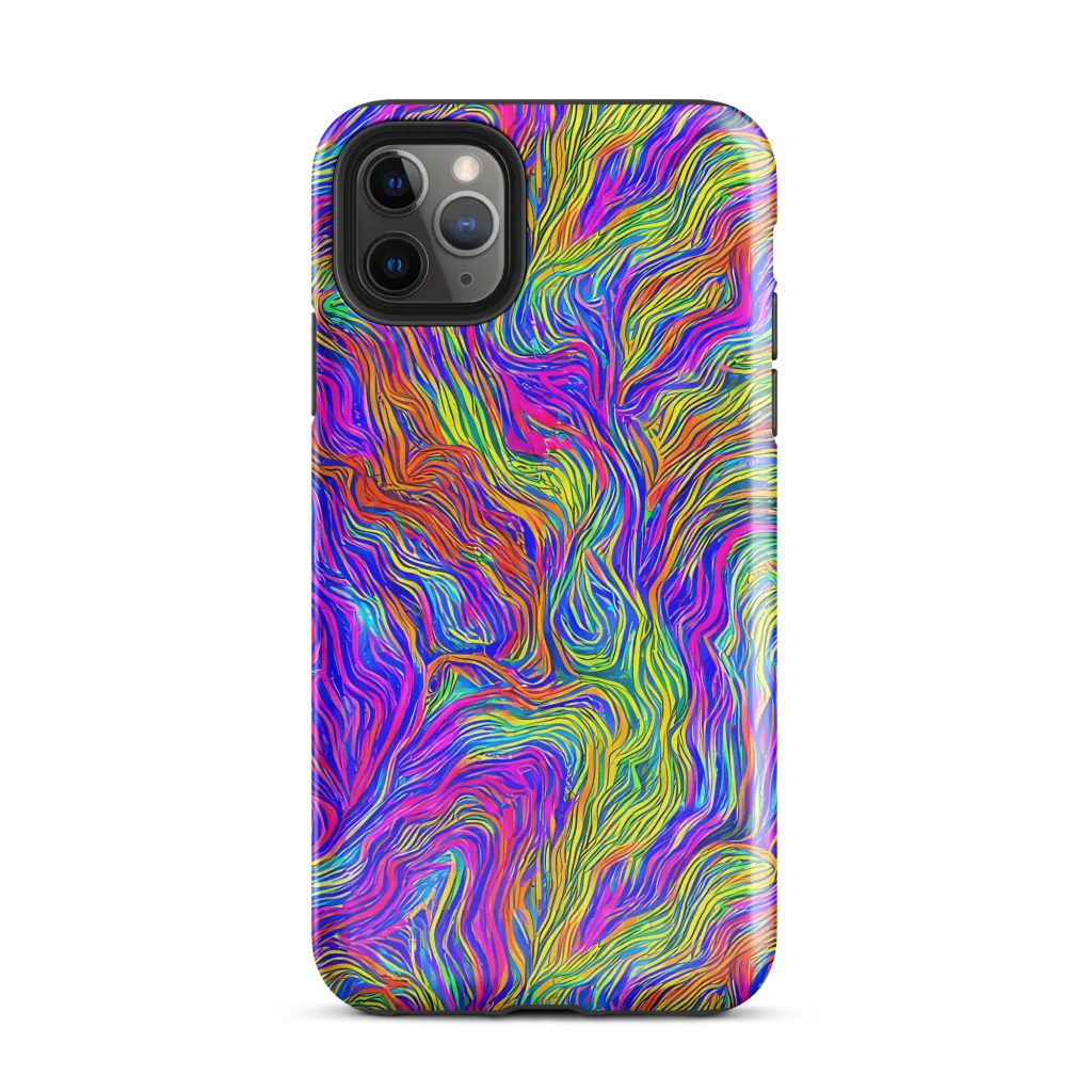 Psychedelic Filament on Tough Case for iPhone® — Front