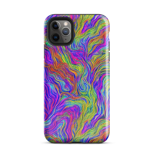 Psychedelic Filament on a Tough Case for iPhone®
