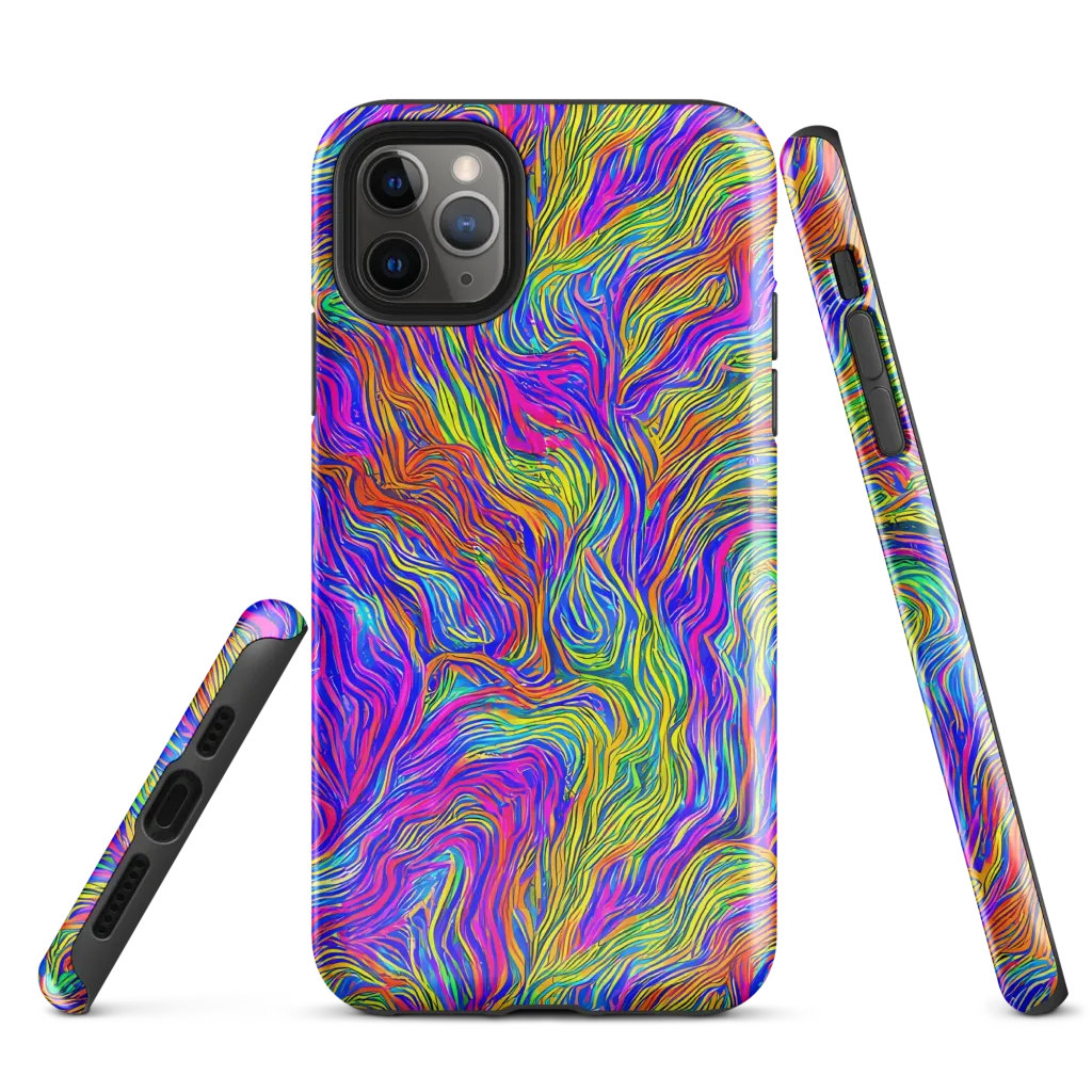 Psychedelic Filament on Tough Case for iPhone® — Front