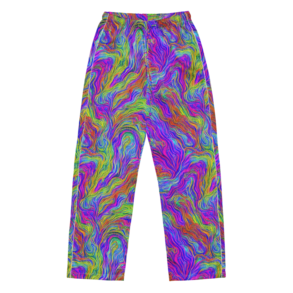 Psychedelic Filament on Women's Pajama Pants — Front