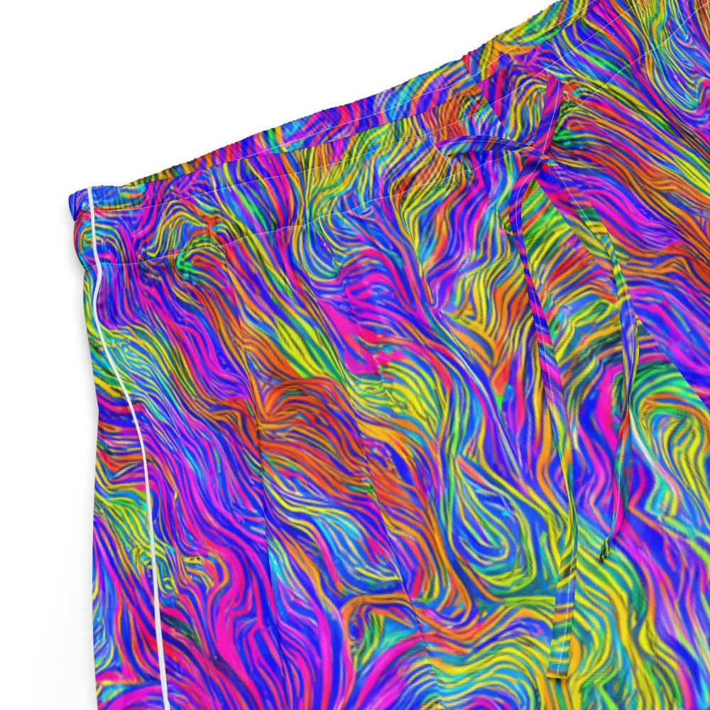 Psychedelic Filament on Women's Pajama Shorts — Product details