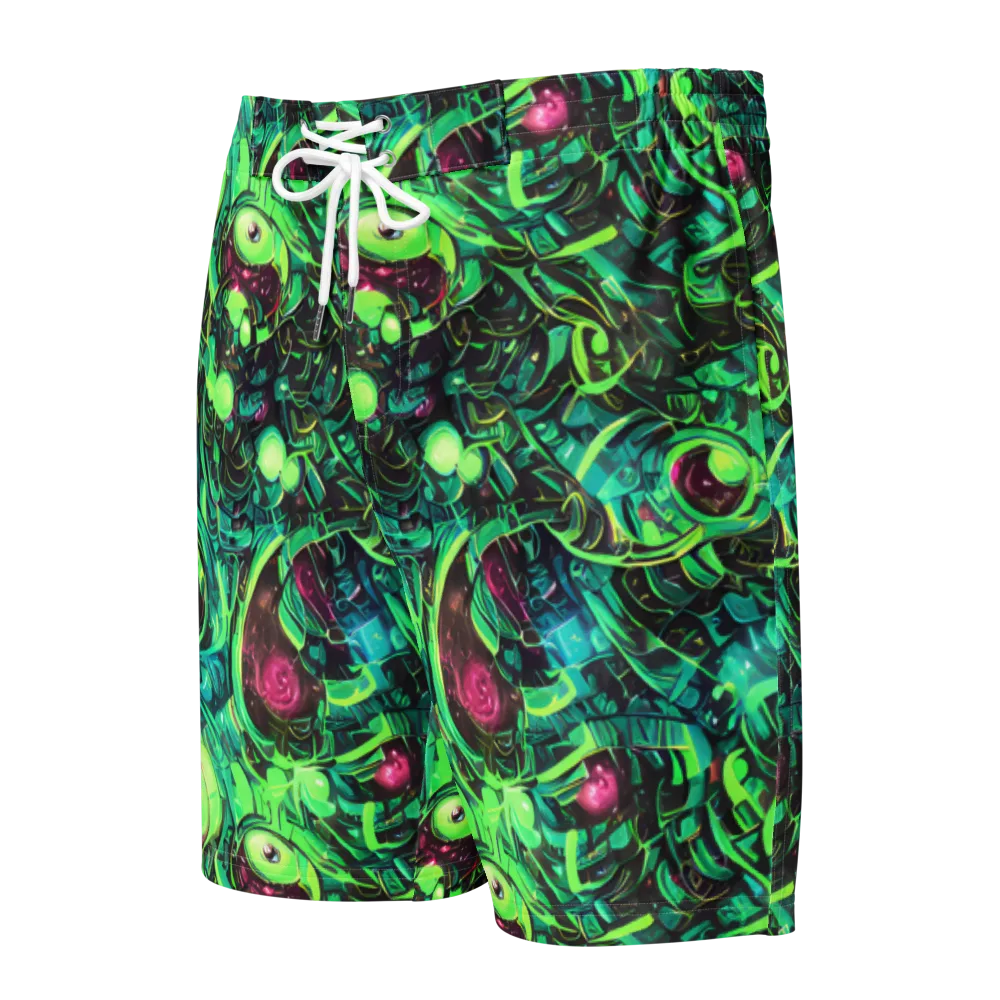 Cyber Canopy on Men's Board Shorts — Front