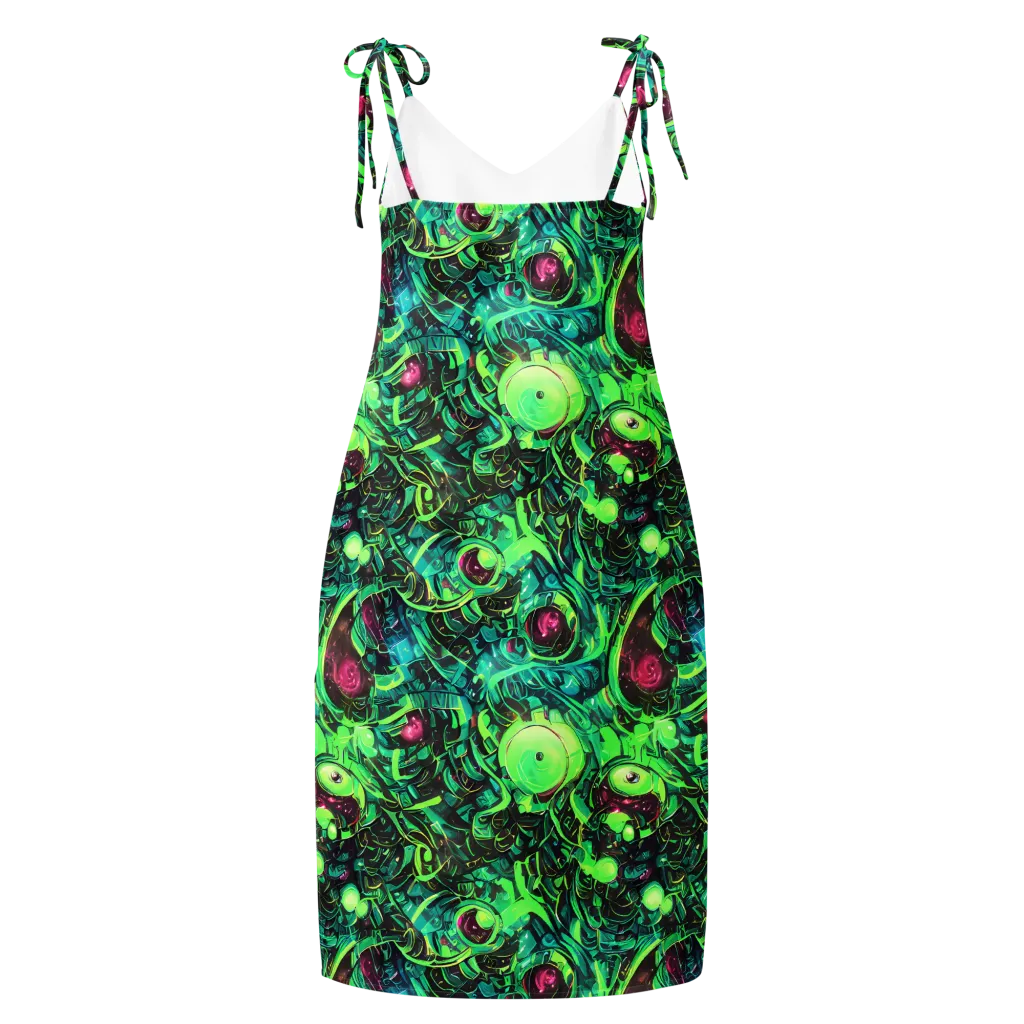 Cyber Canopy on Slip Dress — Back