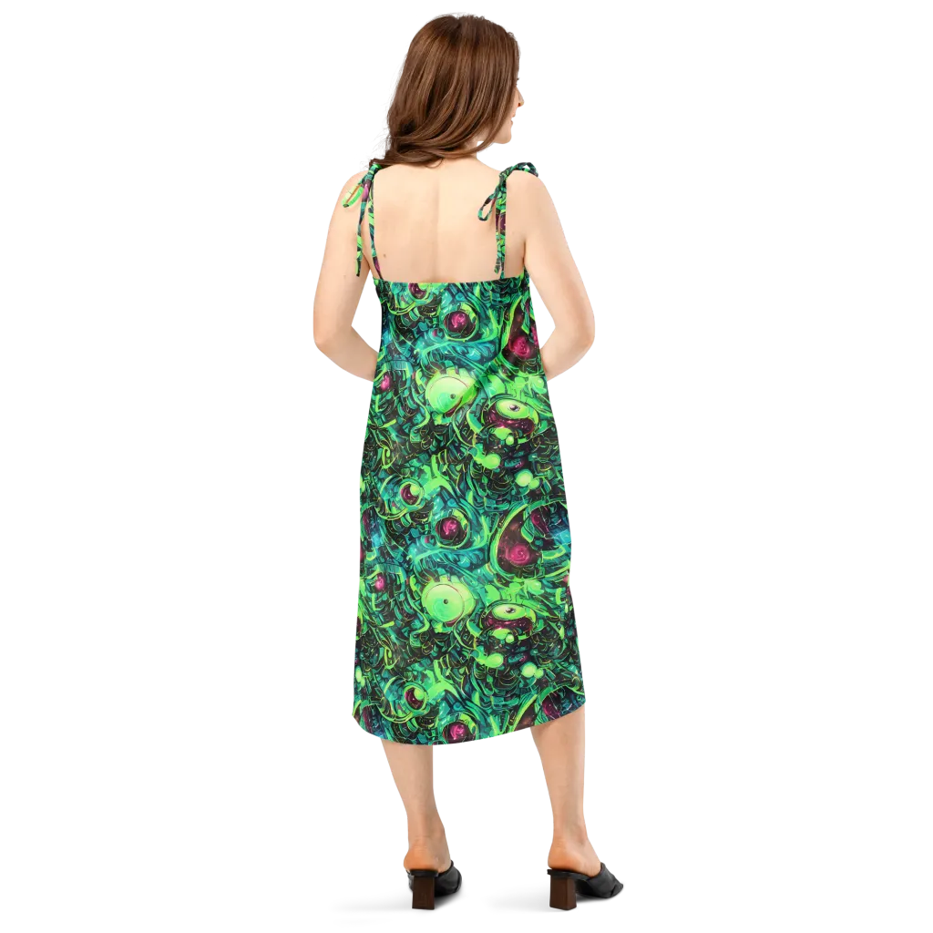 Cyber Canopy on Slip Dress — Back