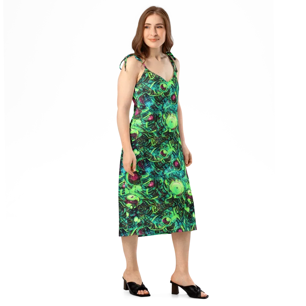 Cyber Canopy on Slip Dress — Right Front