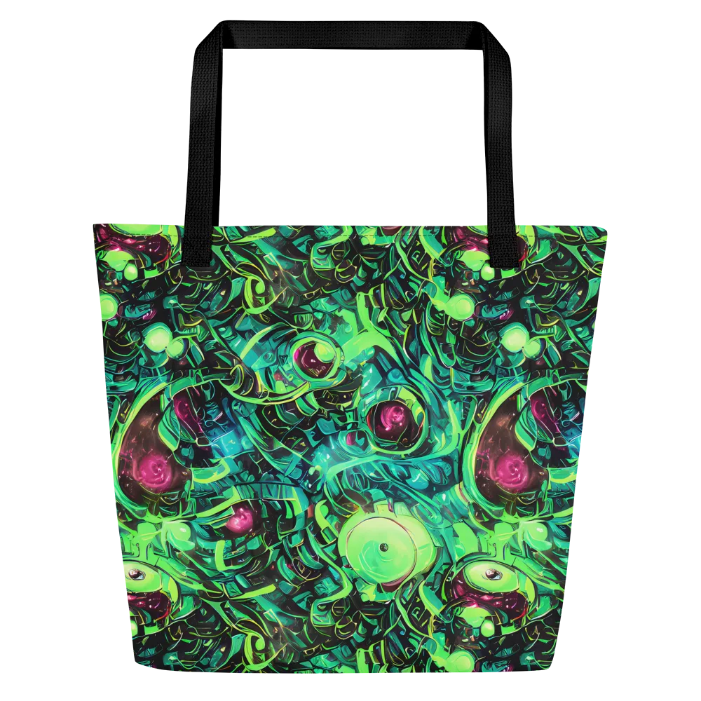 Cyber Canopy on Large Tote Bag W/ Pocket — Front