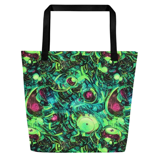 Cyber Canopy on a Large Tote Bag W/ Pocket