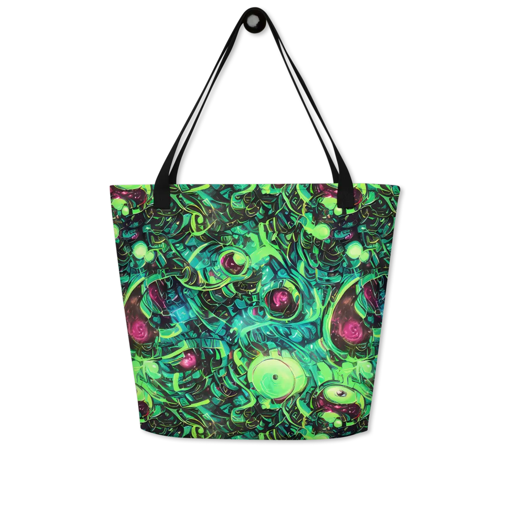Cyber Canopy on Large Tote Bag W/ Pocket — Front