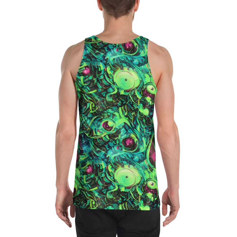 Cyber Canopy on Men's Tank Top — Back