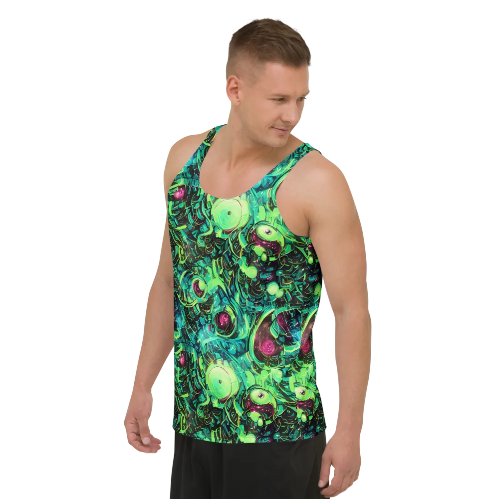 Cyber Canopy on Men's Tank Top — Left Front