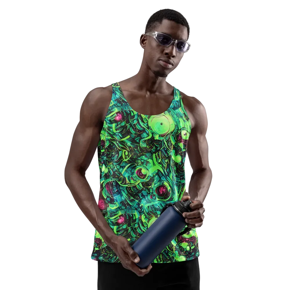 Cyber Canopy on Men's Tank Top — Front