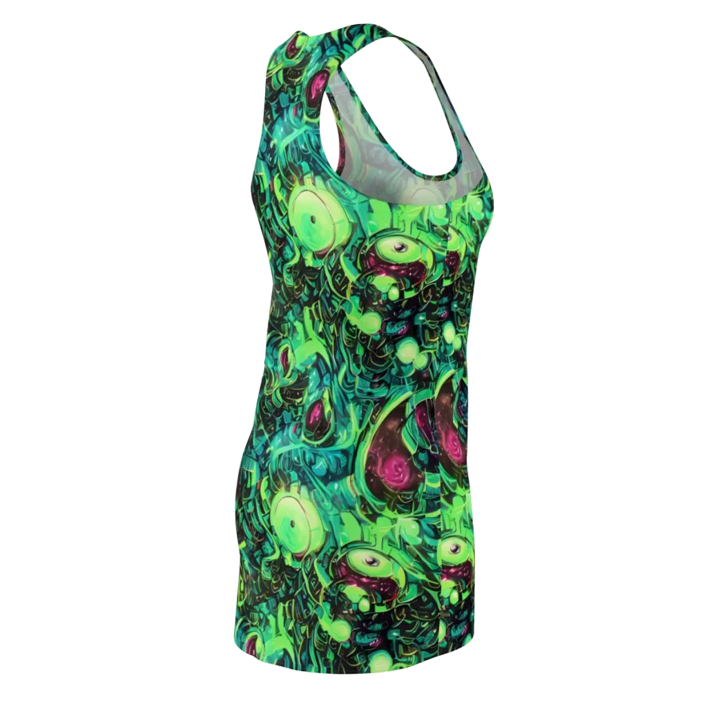 Cyber Canopy on Racerback Dress — Back Side
