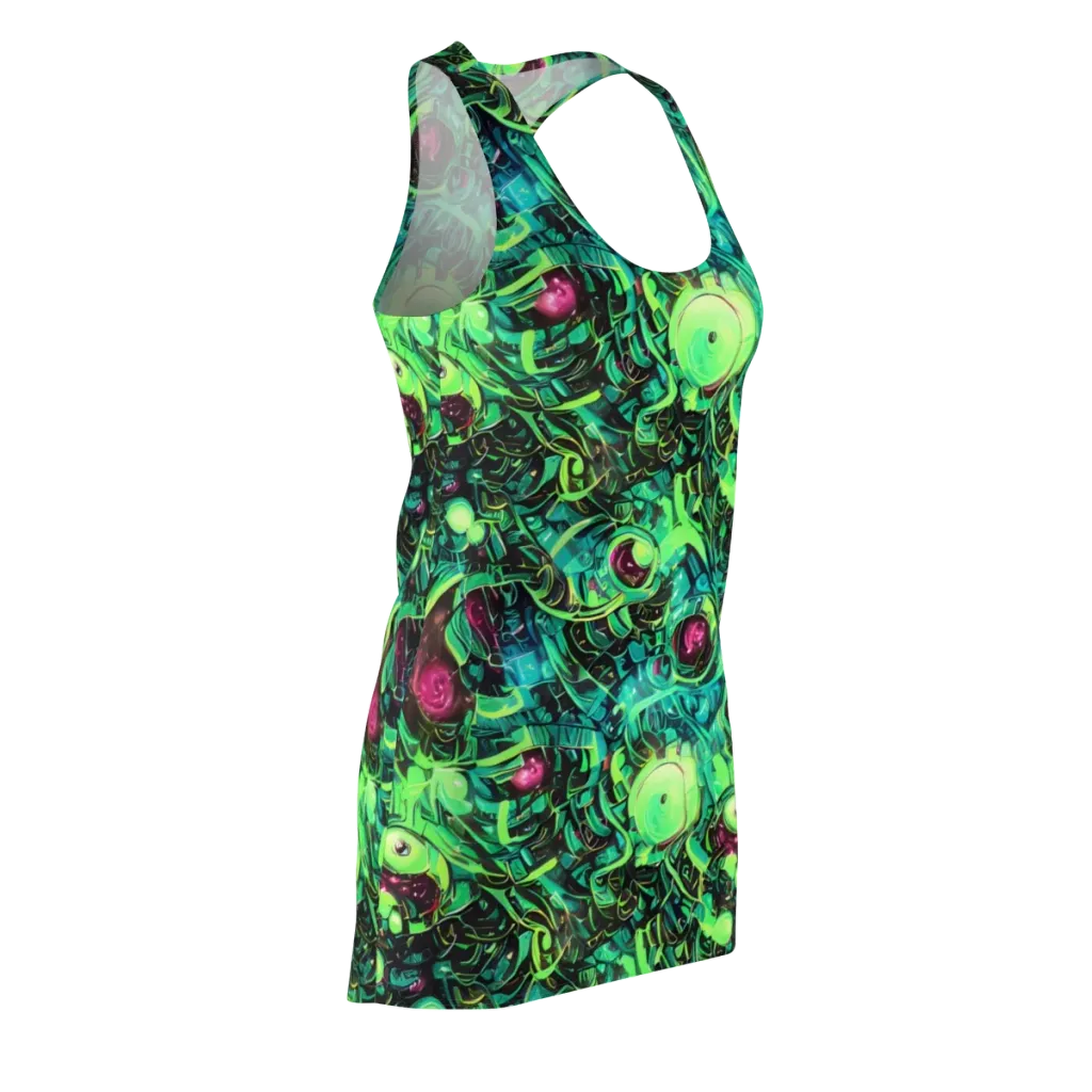 Cyber Canopy on Racerback Dress — Front Side