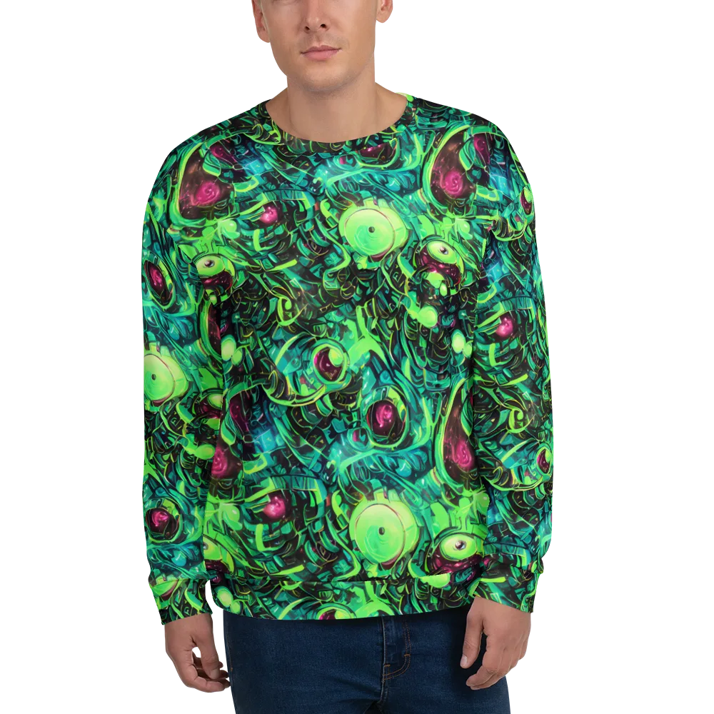 Cyber Canopy on Sweatshirt — Front