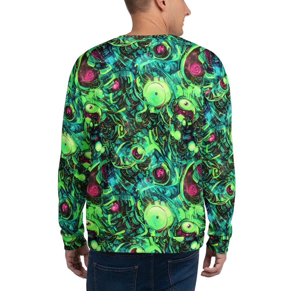 Cyber Canopy on Sweatshirt — Back