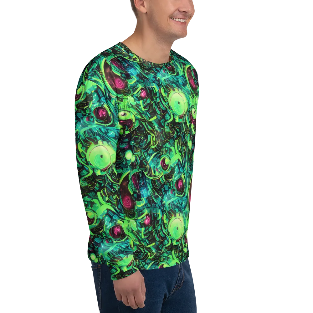 Cyber Canopy on Sweatshirt — Right Front