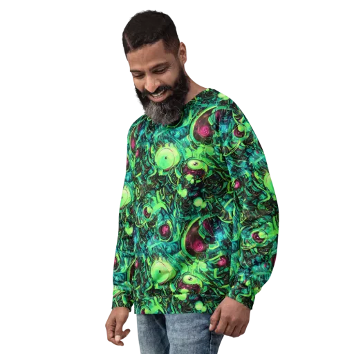 Cyber Canopy on a Sweatshirt