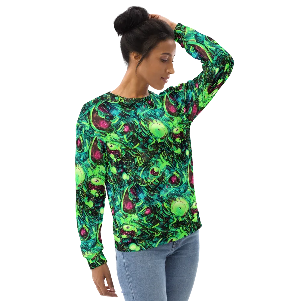 Cyber Canopy on Sweatshirt — Right Front