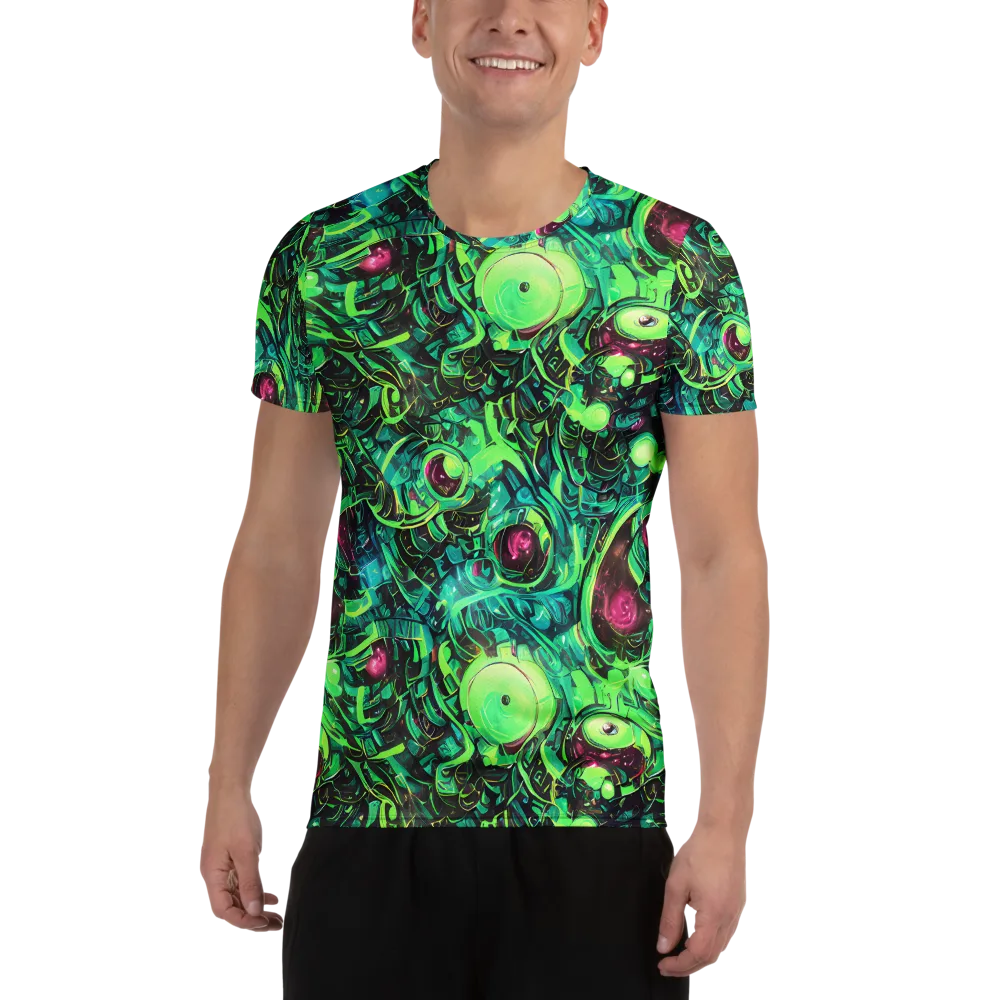 Cyber Canopy on Men's Athletic T-Shirt — Front