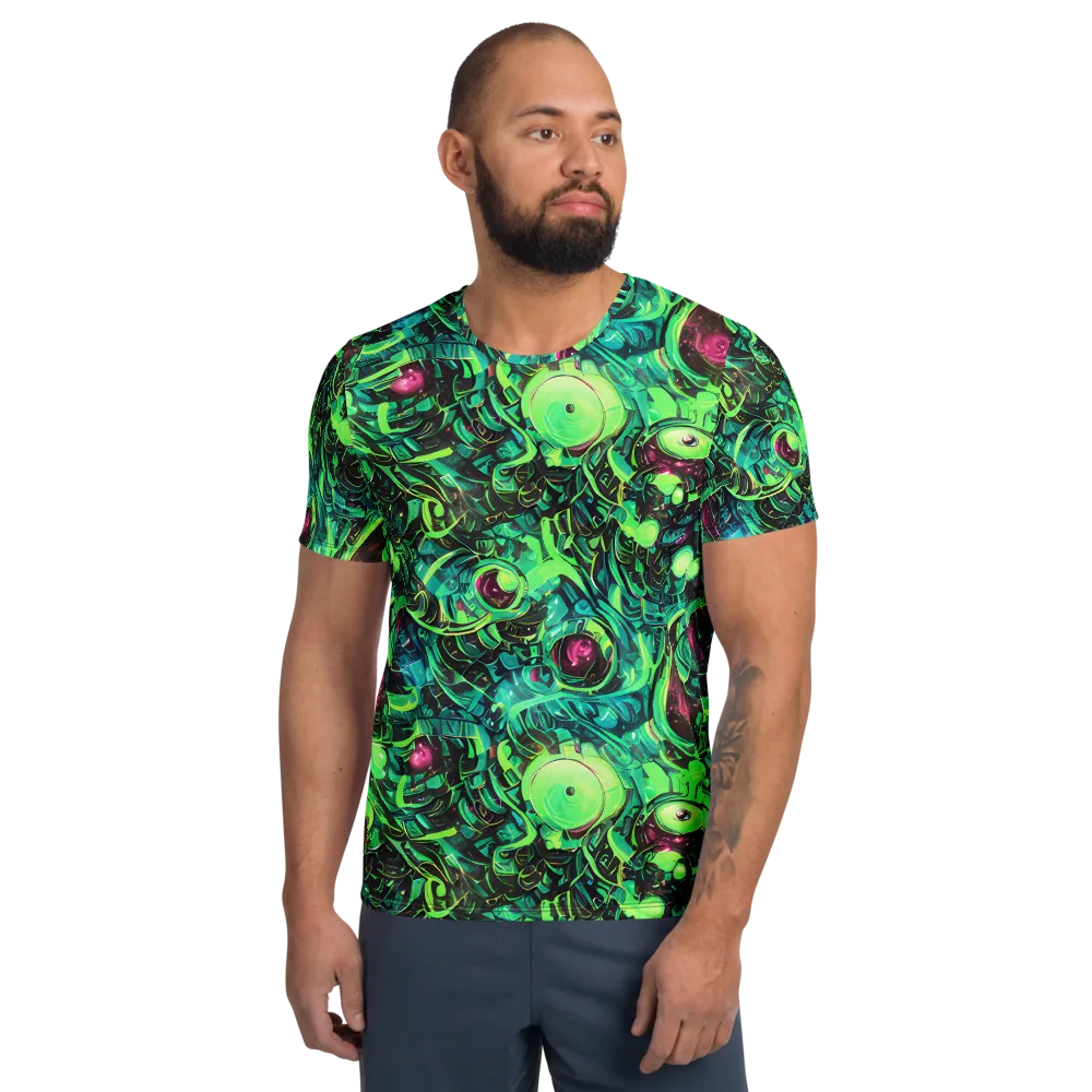 Cyber Canopy on Men's Athletic T-Shirt — Front
