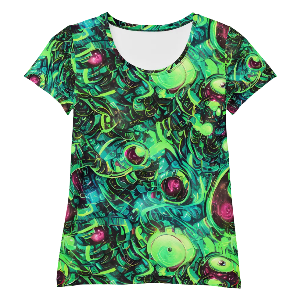 Cyber Canopy on Women's Athletic T-Shirt — Front