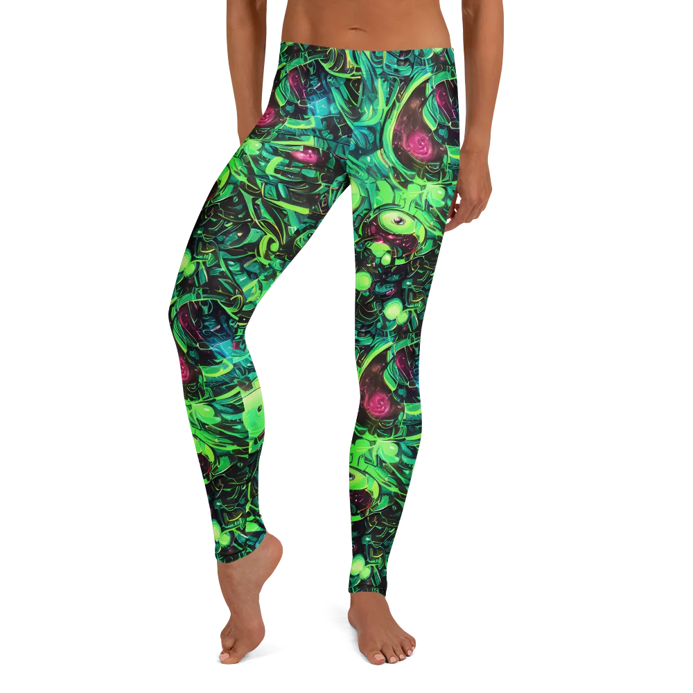 Cyber Canopy on Leggings — Front