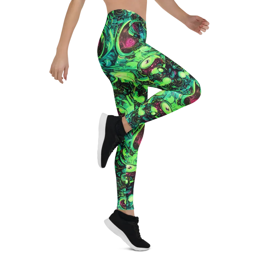 Cyber Canopy on Leggings — Right