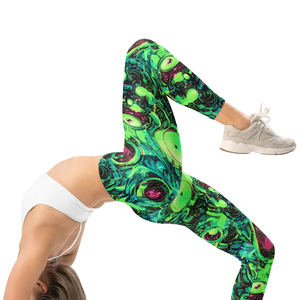 Cyber Canopy on Leggings — Right
