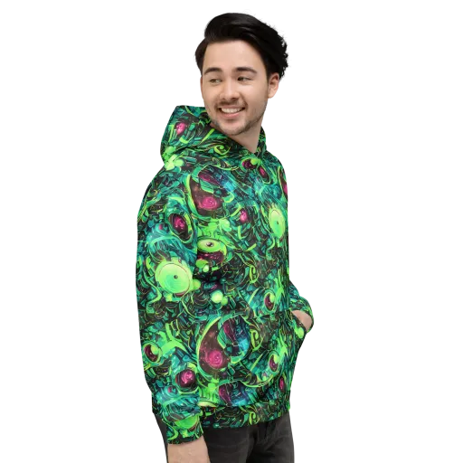 Cyber Canopy on a Hoodie