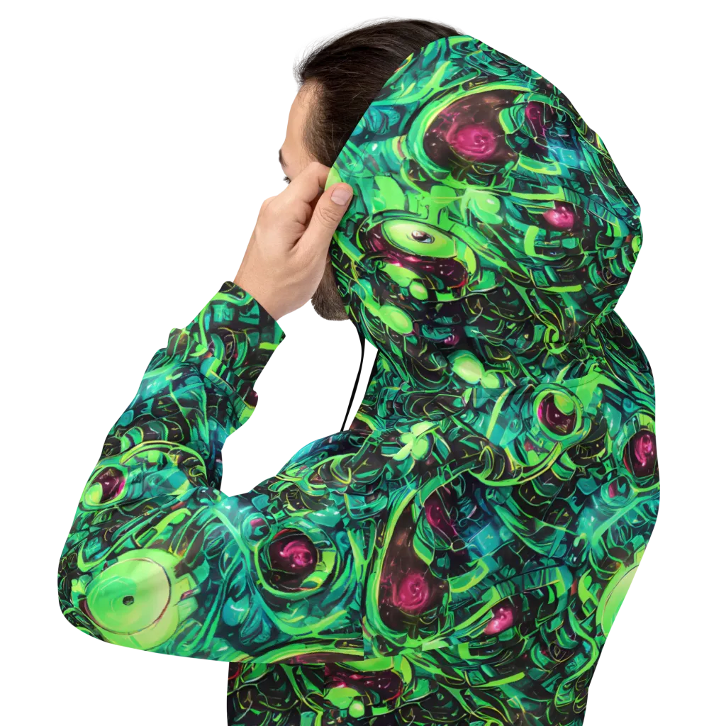 Cyber Canopy on Hoodie — Back