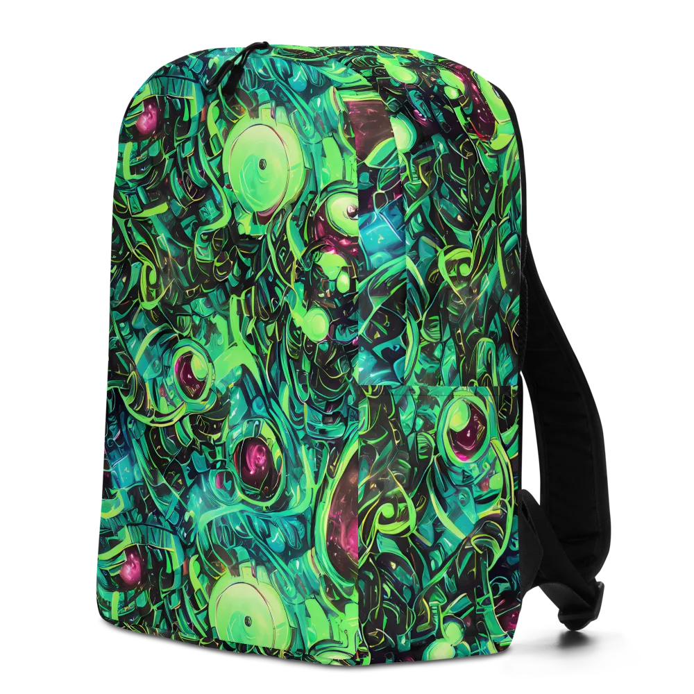 Cyber Canopy on Minimalist Backpack — Left