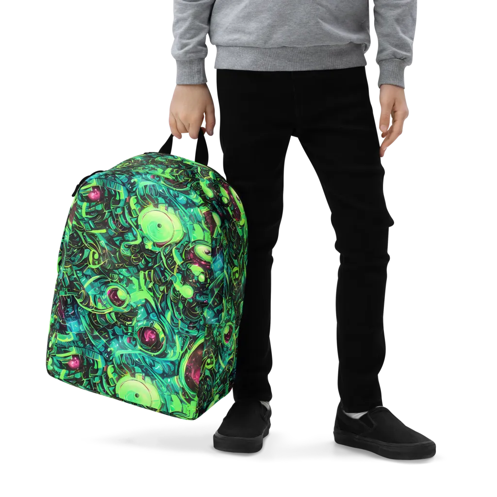 Cyber Canopy on Minimalist Backpack — Zoomed-in