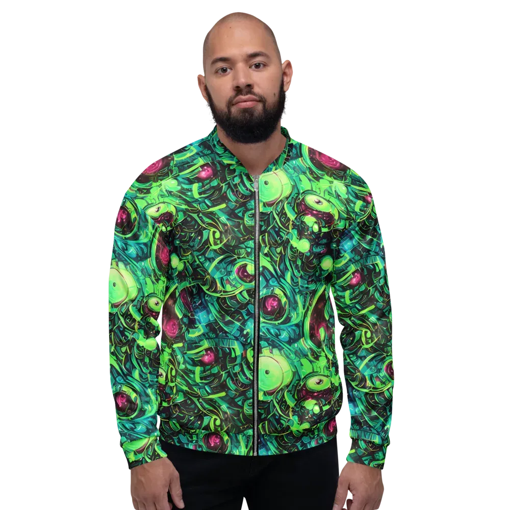 Cyber Canopy on Bomber Jacket — Front