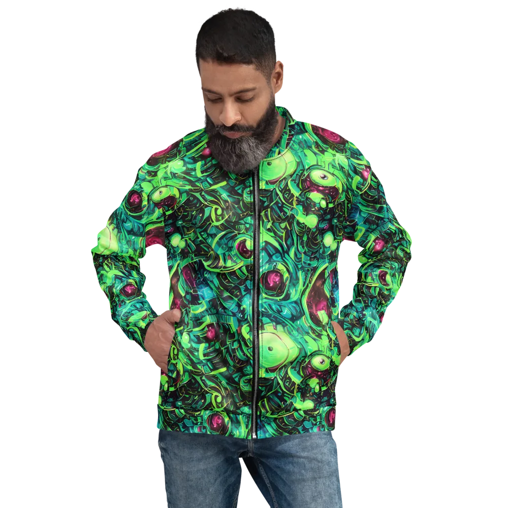 Cyber Canopy on Bomber Jacket — Front