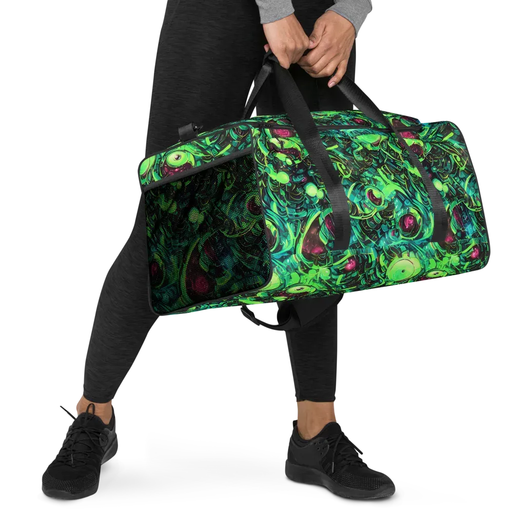Cyber Canopy on Duffle Bag — Right Front