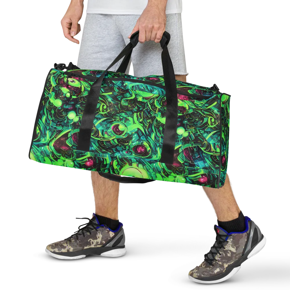 Cyber Canopy on Duffle Bag — Front