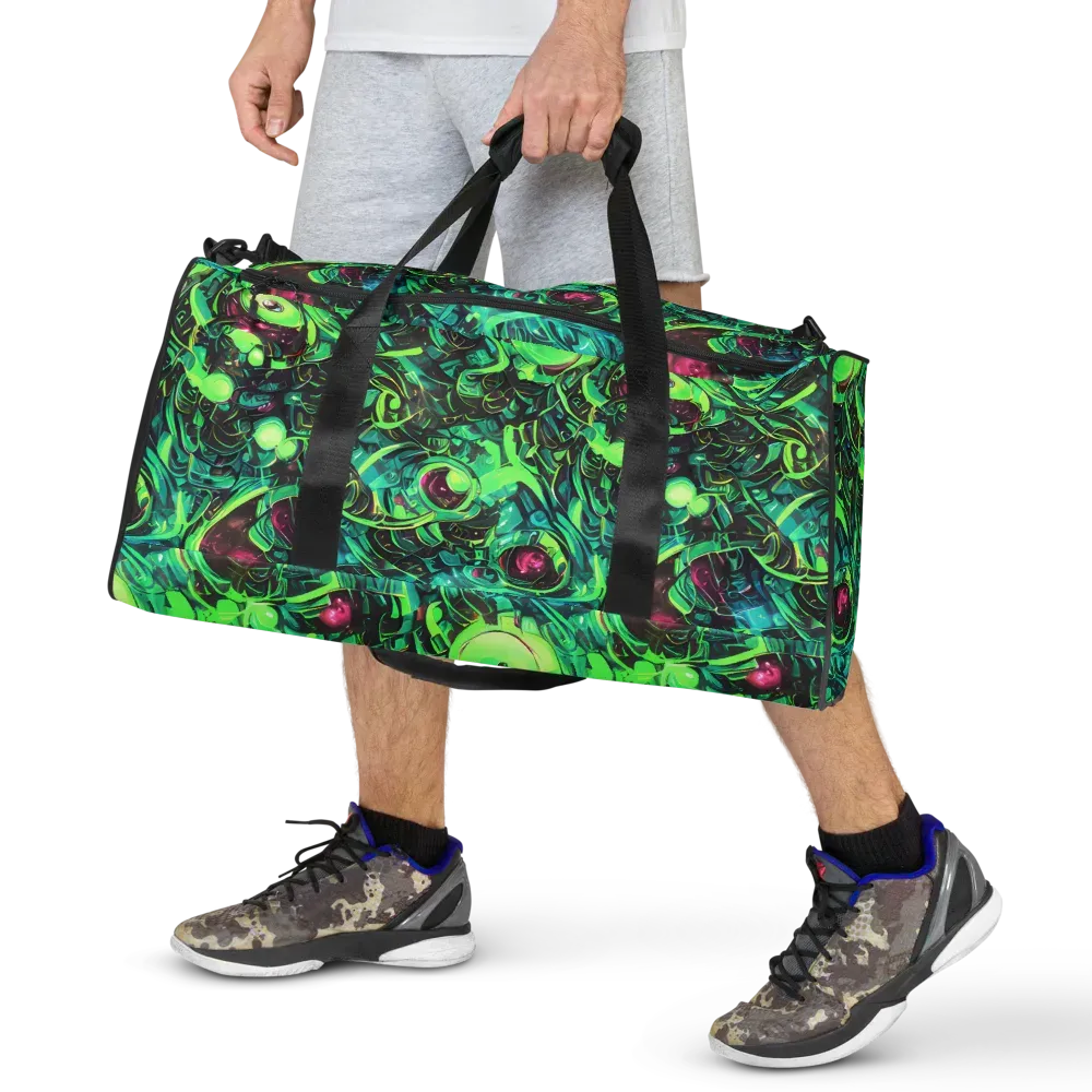 Cyber Canopy on Duffle Bag — Front