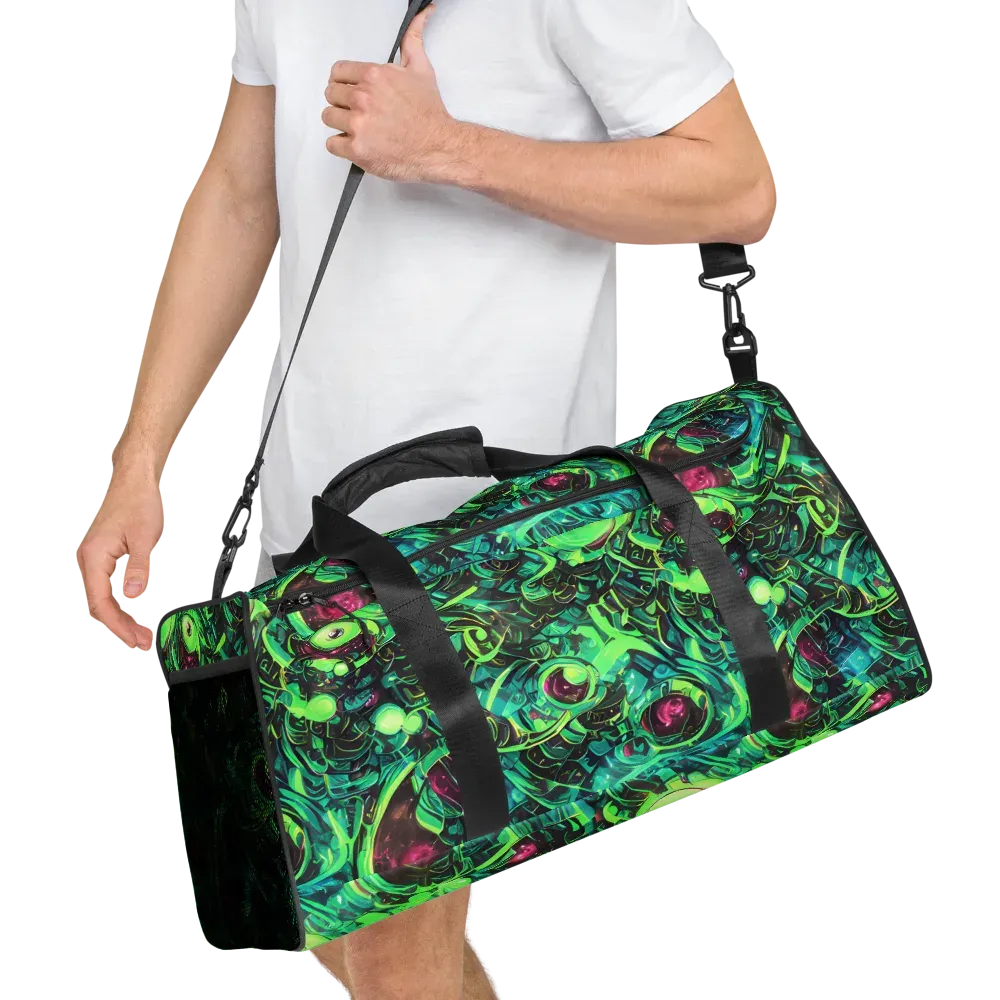 Cyber Canopy on Duffle Bag — Right Front