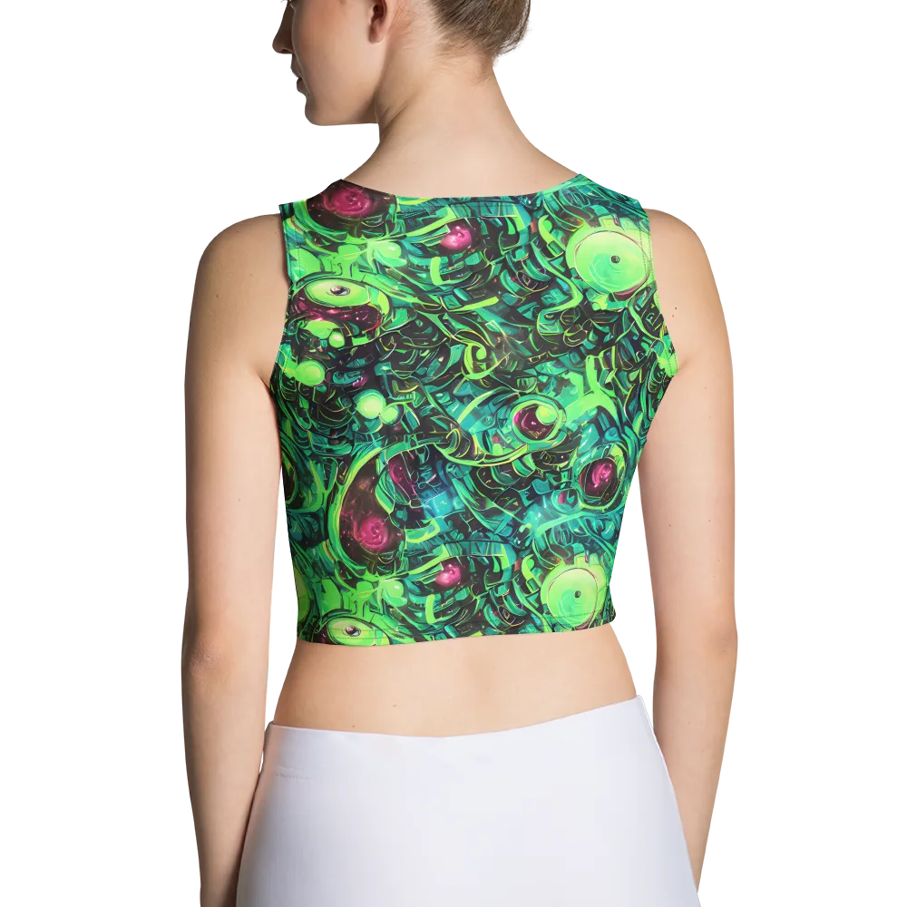 Cyber Canopy on Crop Top — Back