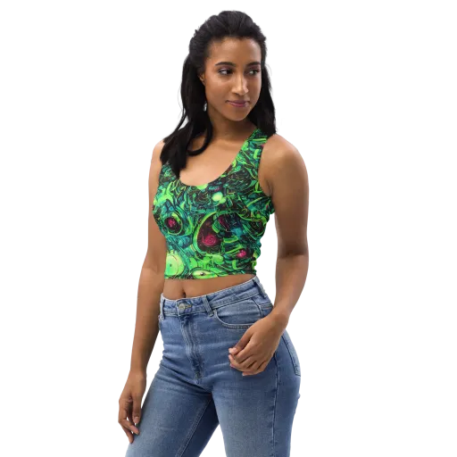 Cyber Canopy on a Crop Top