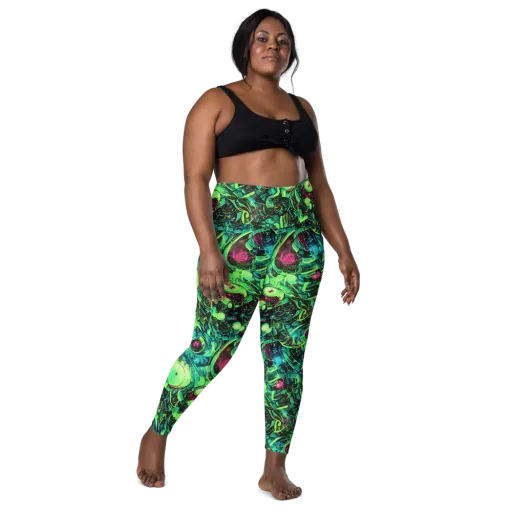 Cyber Canopy on a Leggings with Pockets