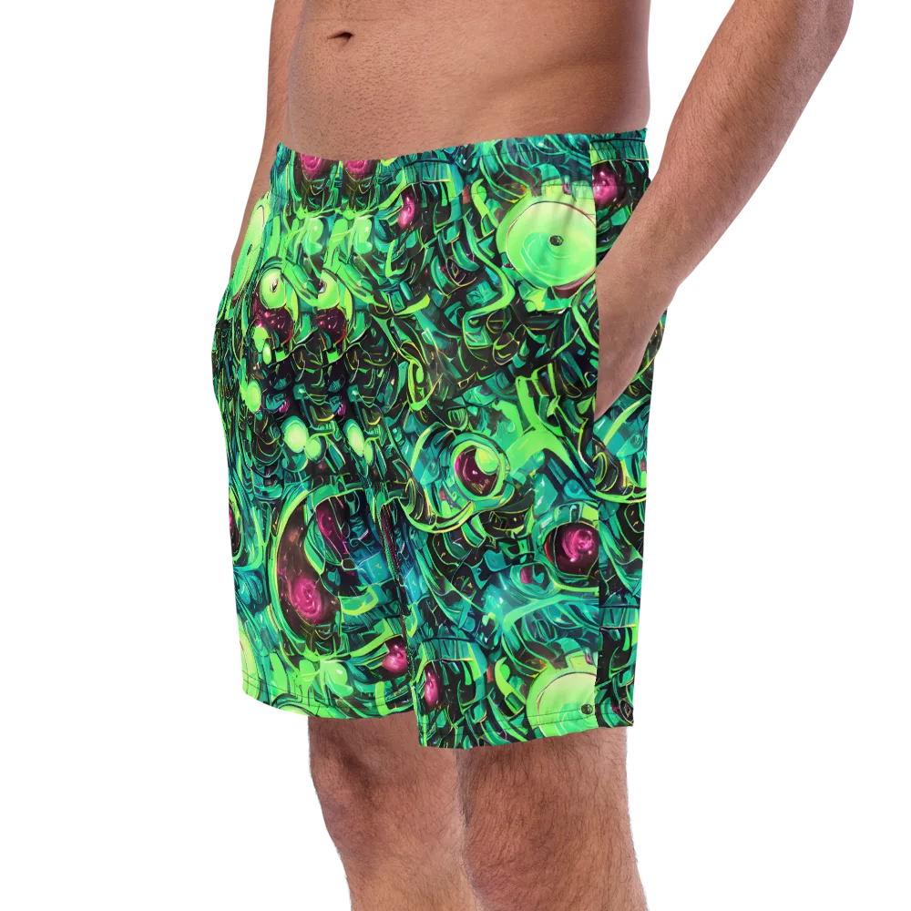 Cyber Canopy on Swim Trunks — Left Front