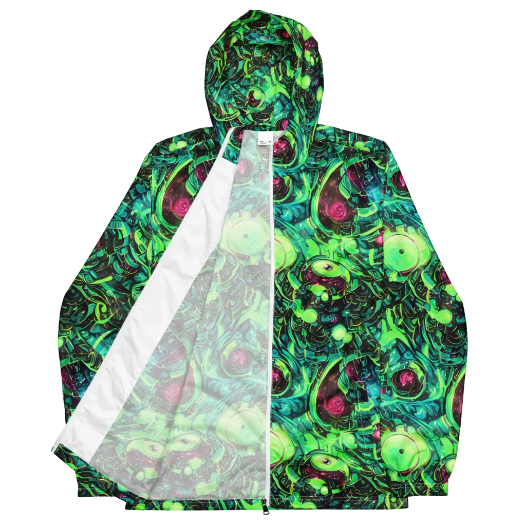 Cyber Canopy on Men's Windbreaker — Front