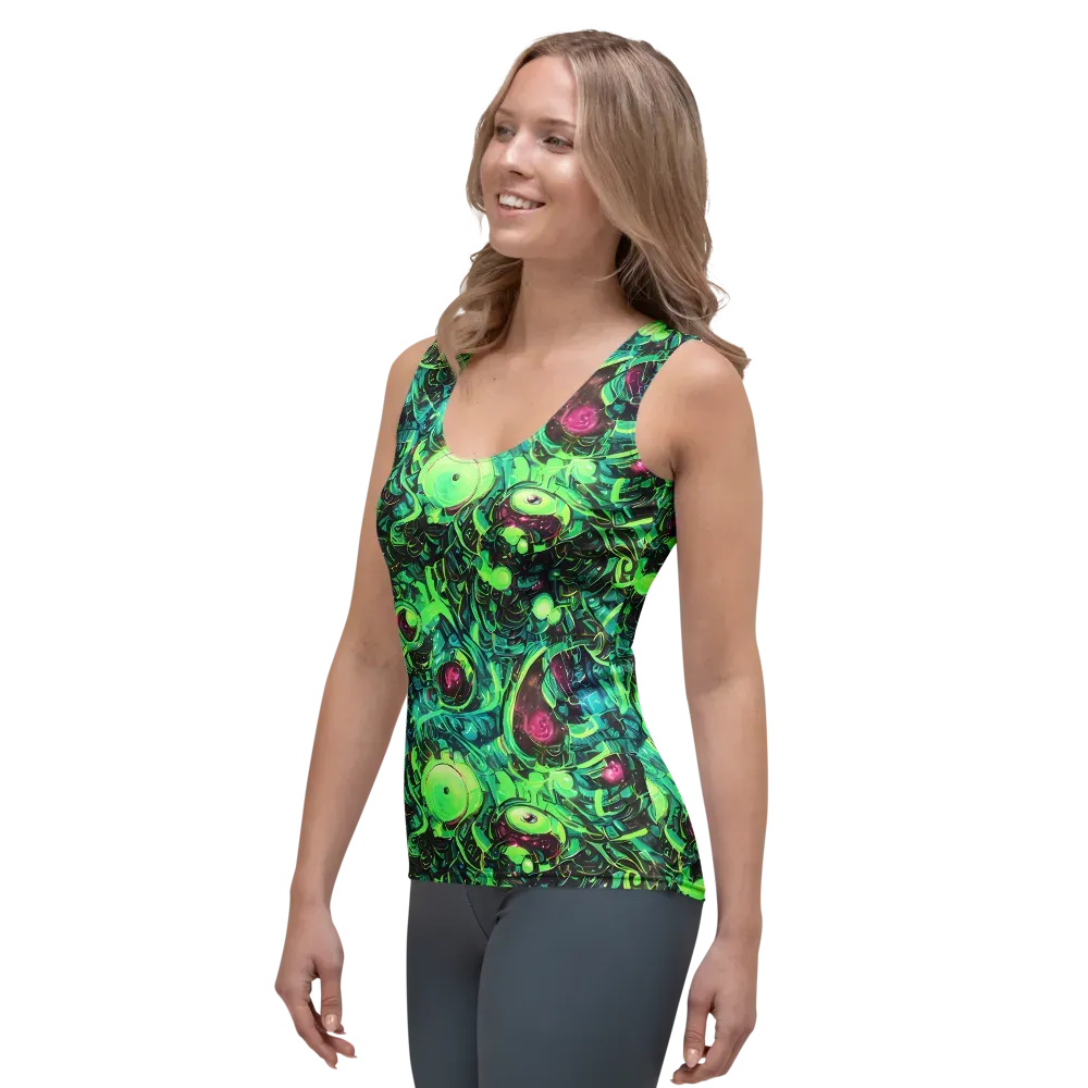 Cyber Canopy on Women's Tank Top — Left Front