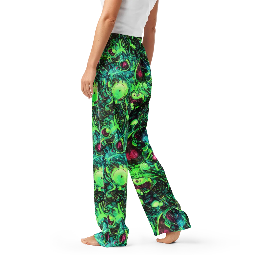 Cyber Canopy on Women's Pajama Pants — Left