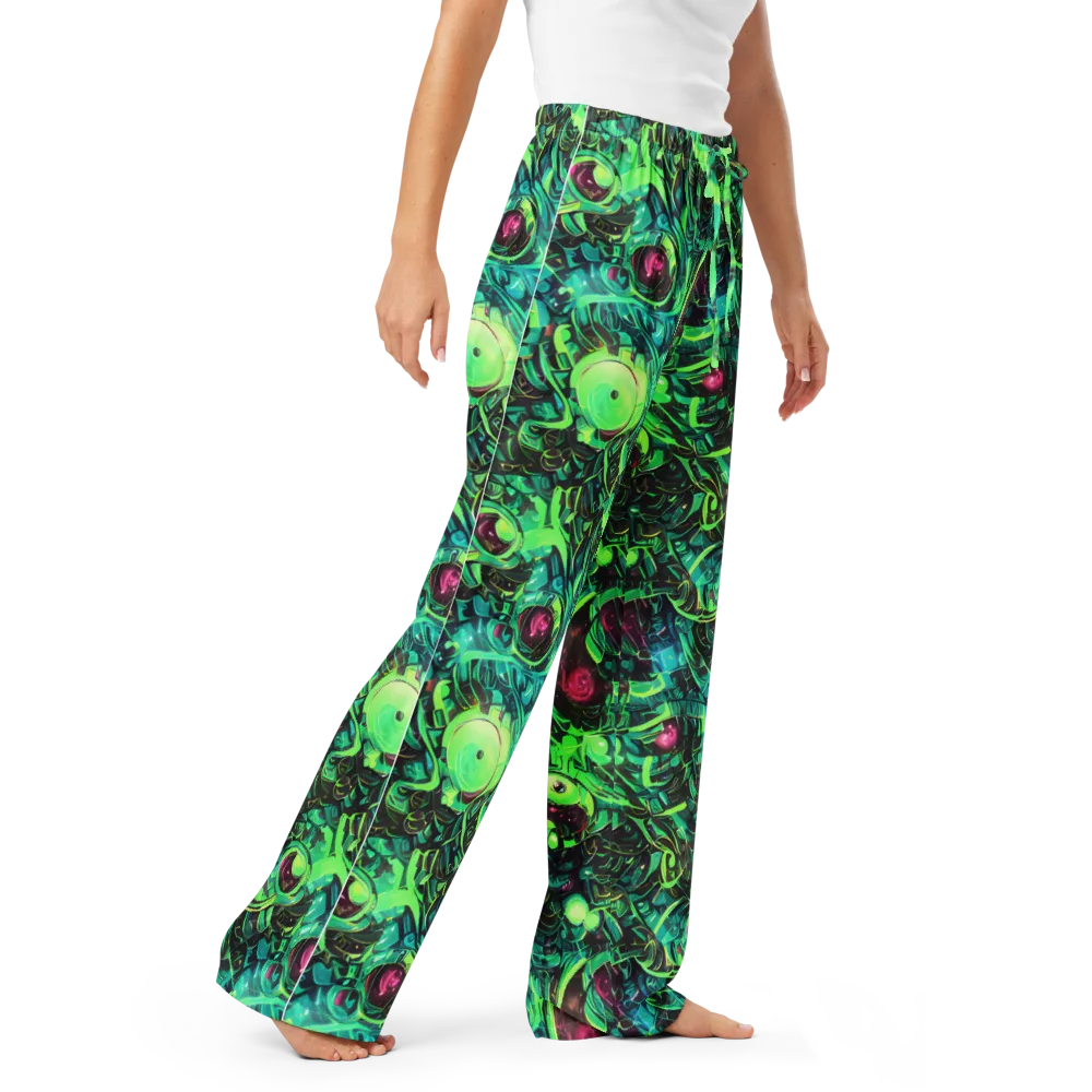 Cyber Canopy on Women's Pajama Pants — Right Front