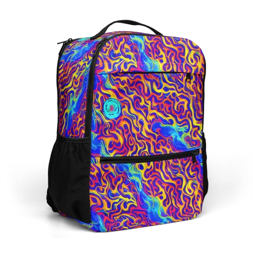 Firewater Bloom on a Utility Backpack